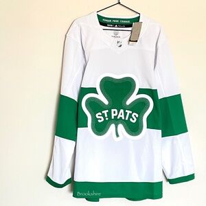adidas Toronto Maple Leafs St. Pats Alternate Primegreen Jersey Men’s Size 54